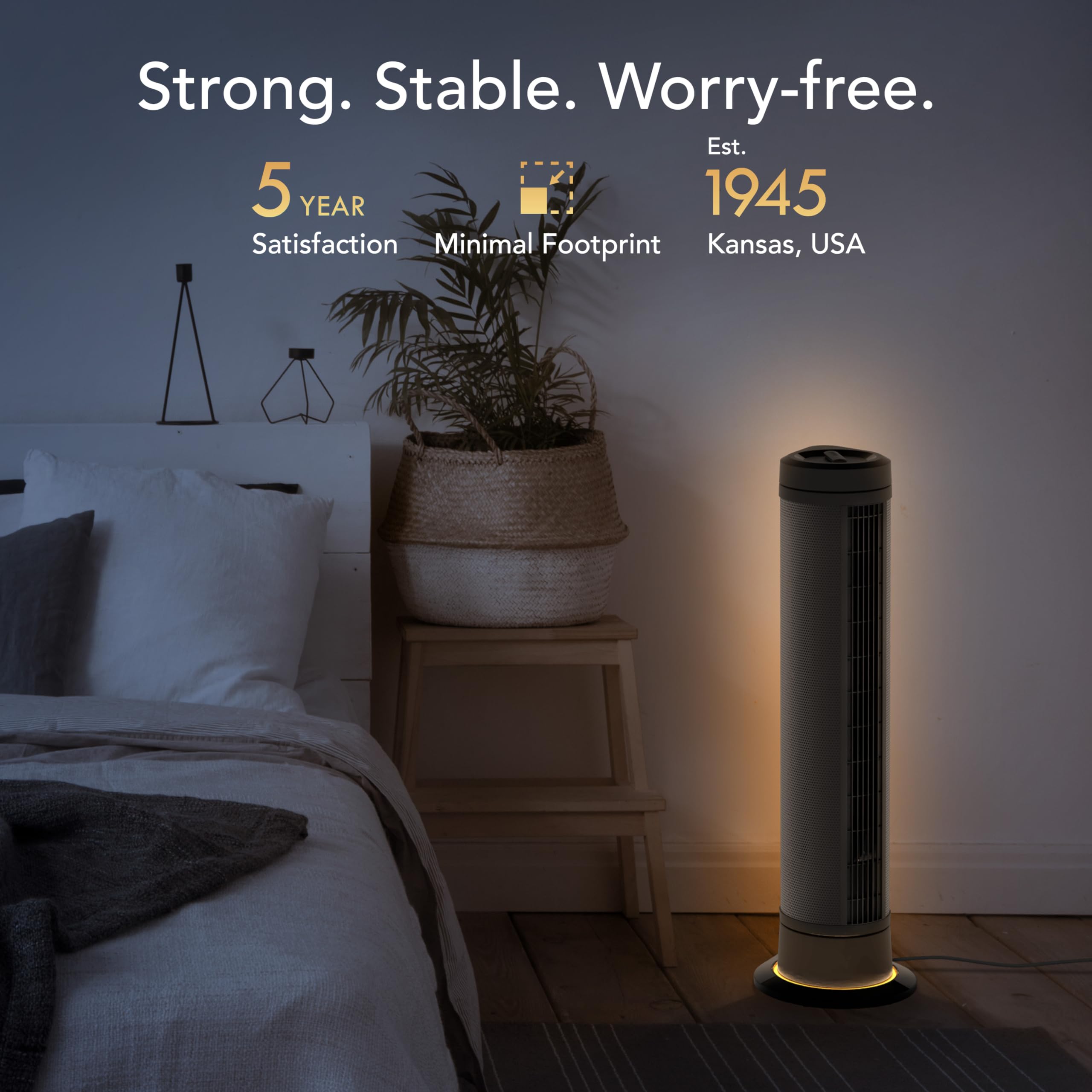 ARA® Oscillating Tower Circulator with Ambient Light - Image 11