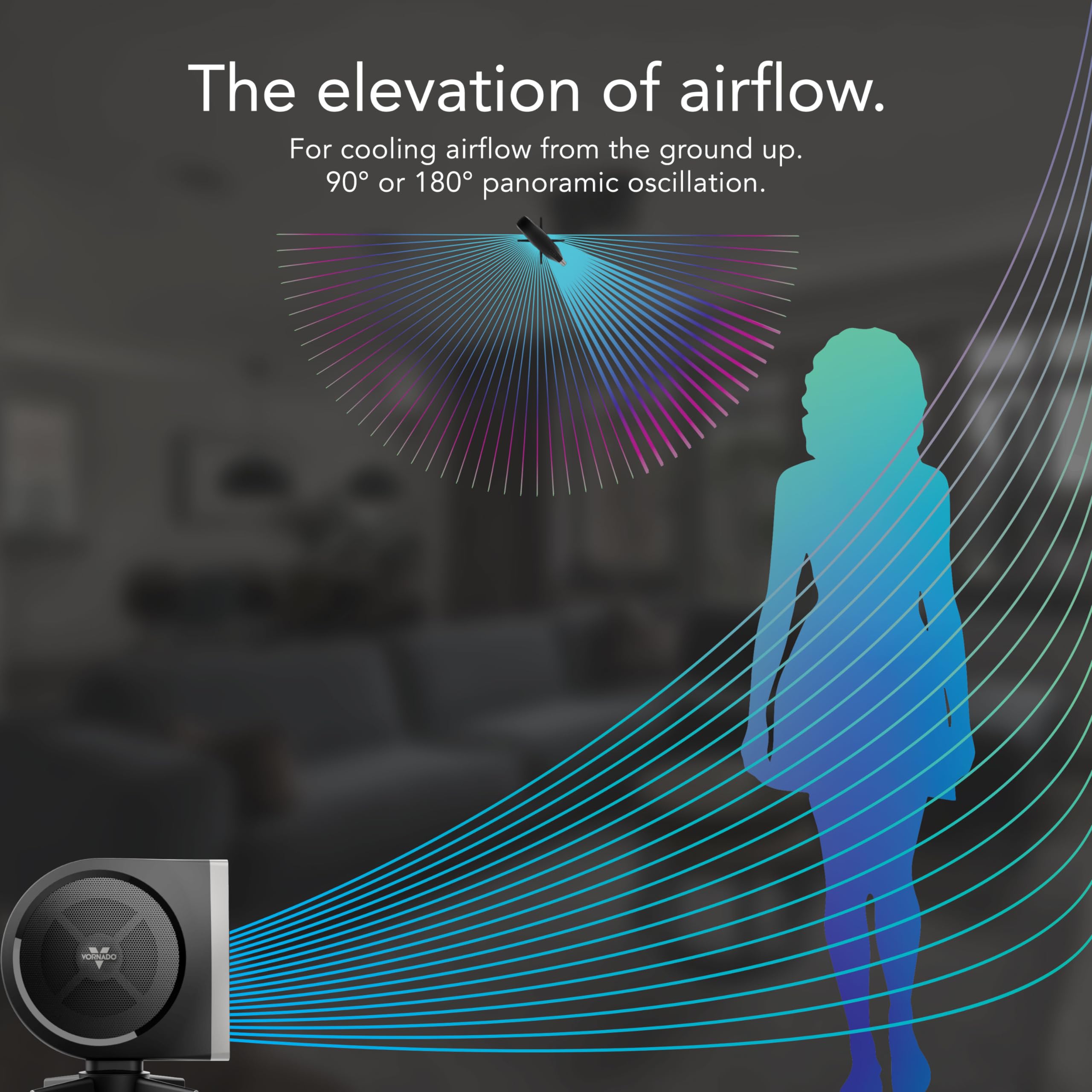 Strata® Compact Oscillating Tower Fan with Remote - Image 8