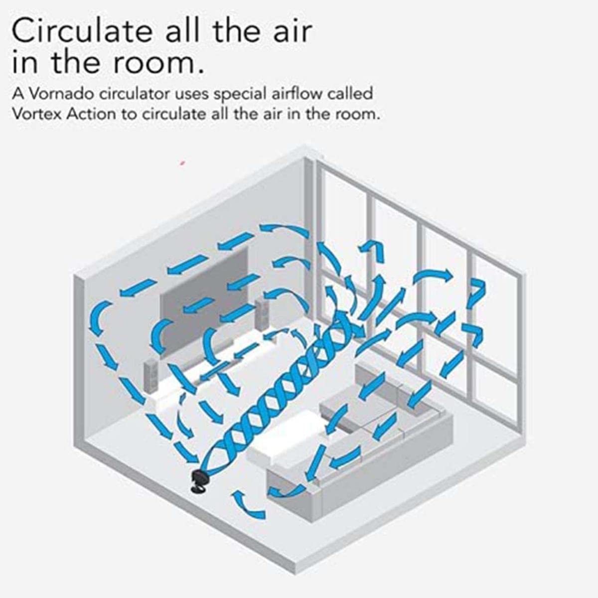 660 AE Large Air Circulator with Alexa - Image 10