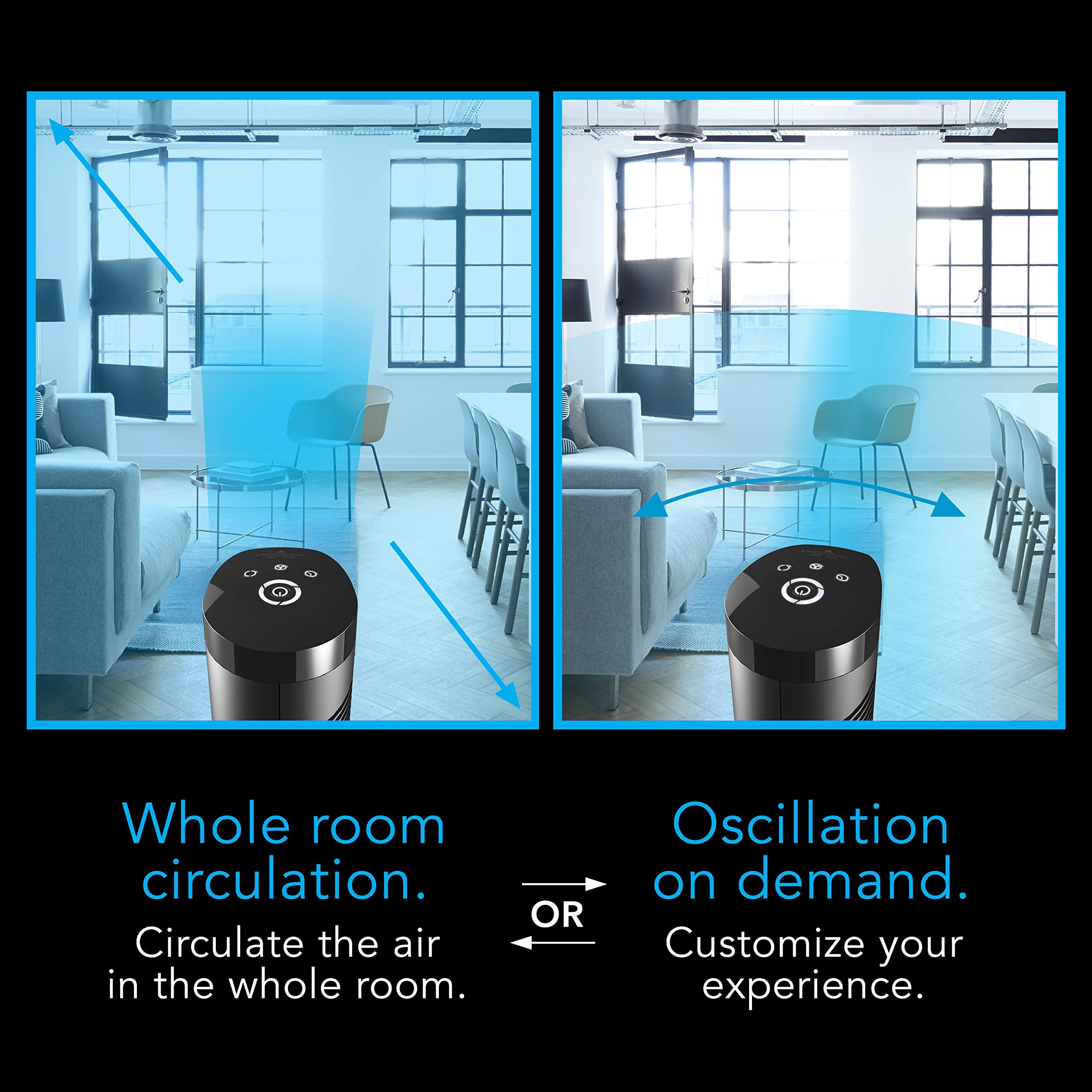 OSCR32 32″ Oscillating Tower Circulator - Image 9